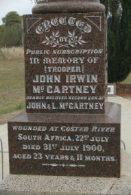 Lake Rowan Boer War