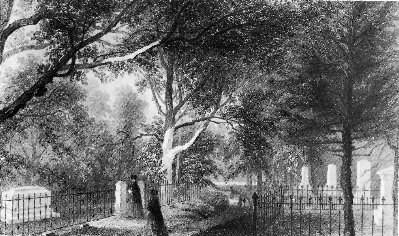 cemetery headstones