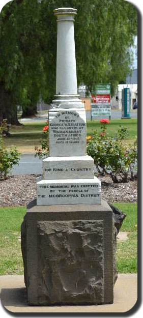Mooroopna Boar War Memorial