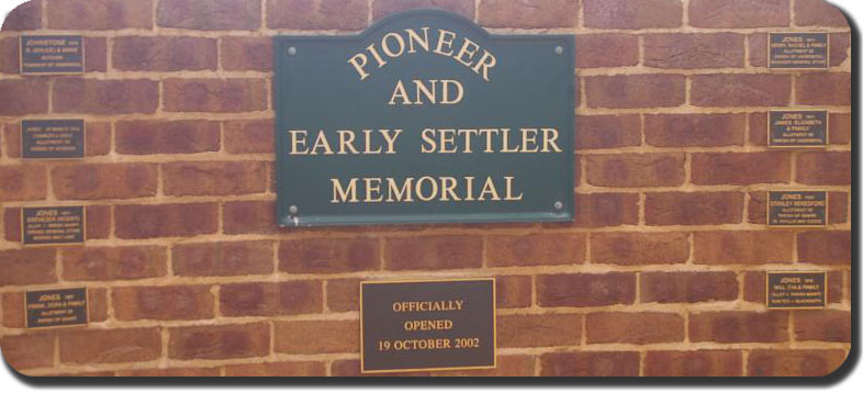 Underbool Pioneer  and Early Settlers Memorial